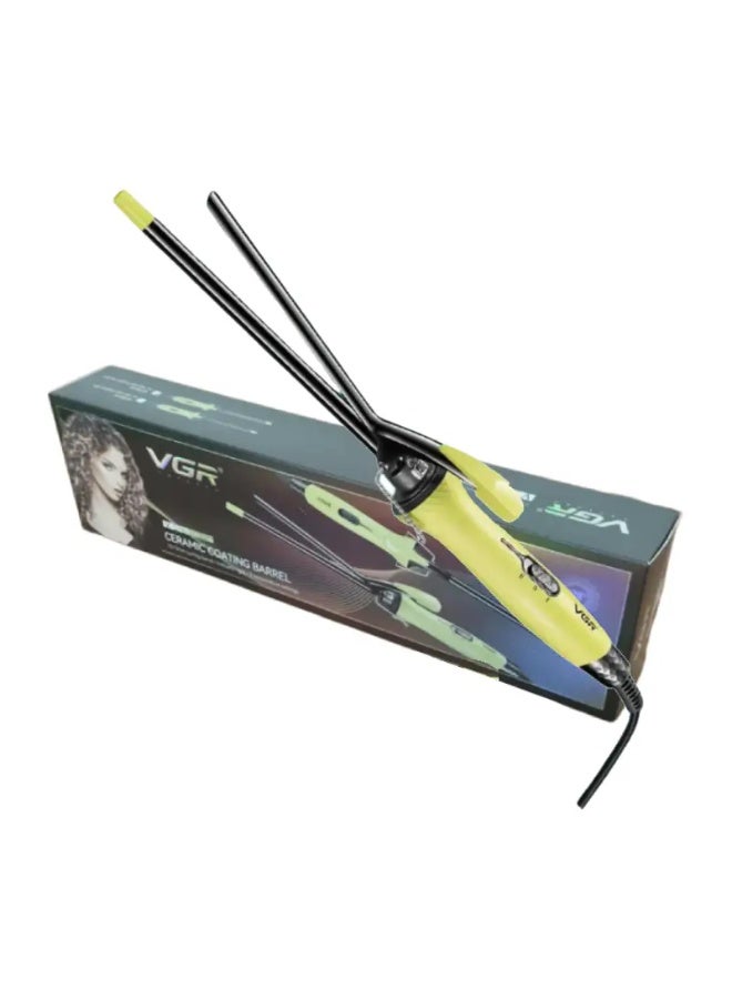 VGR Hair Curler V-576 For Women , 9mm Automatic Curling Iron with Titanium & Ceramic Coating, Adjustable Temperature up to 220°C, On/Off Switch, Swivel Cord & Foldable Stand , Professional Hair Styling Tool green - Image 2