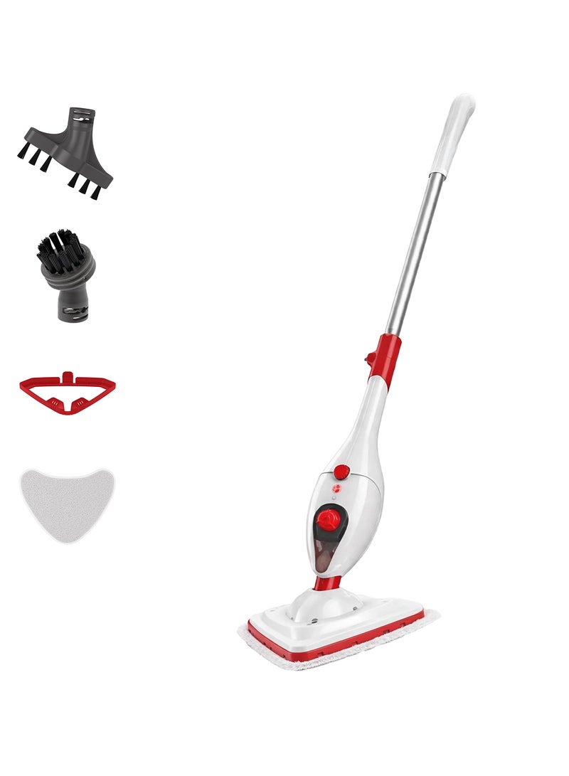 هوفر مكنسة بخارية هوفر 5 في 1 | 1300 واط منظف بخاري قوي مع يد قابلة للفصل، تصميم خفيف الوزن، أدوات تنظيف متعددة الاستخدامات للأرضيات، المطبخ والحمام | HS84-SM2-ME - Image 1