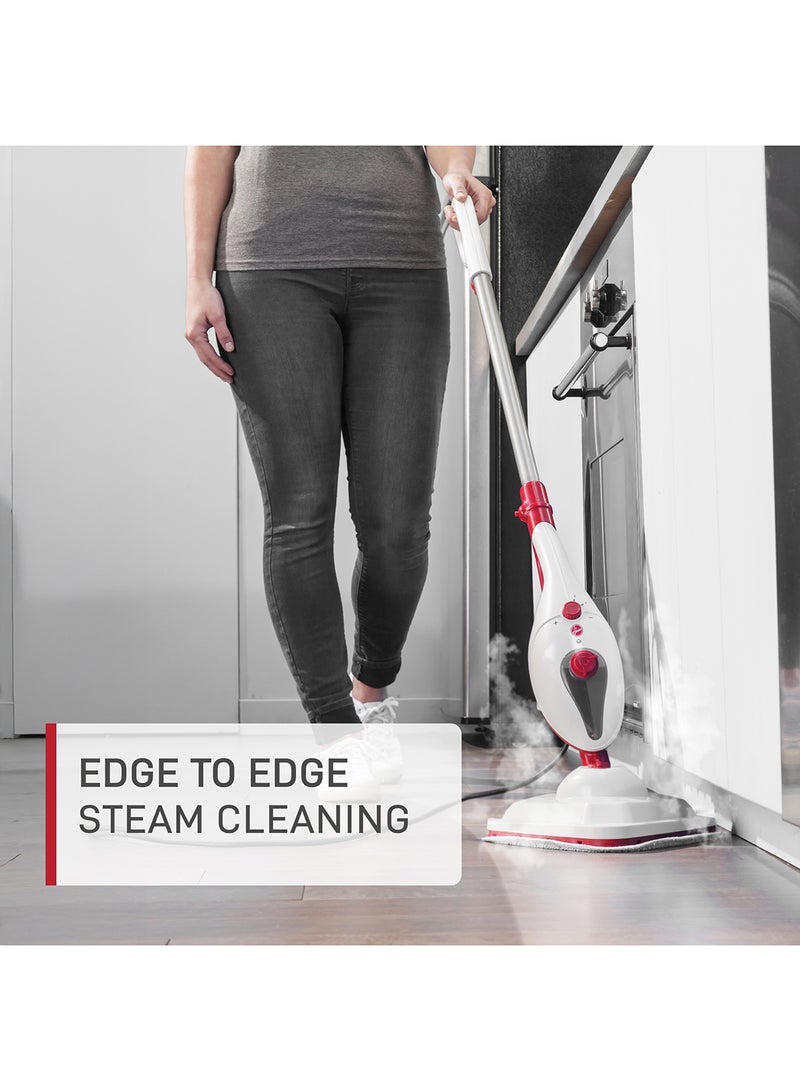 هوفر مكنسة بخارية هوفر 5 في 1 | 1300 واط منظف بخاري قوي مع يد قابلة للفصل، تصميم خفيف الوزن، أدوات تنظيف متعددة الاستخدامات للأرضيات، المطبخ والحمام | HS84-SM2-ME - Image 3