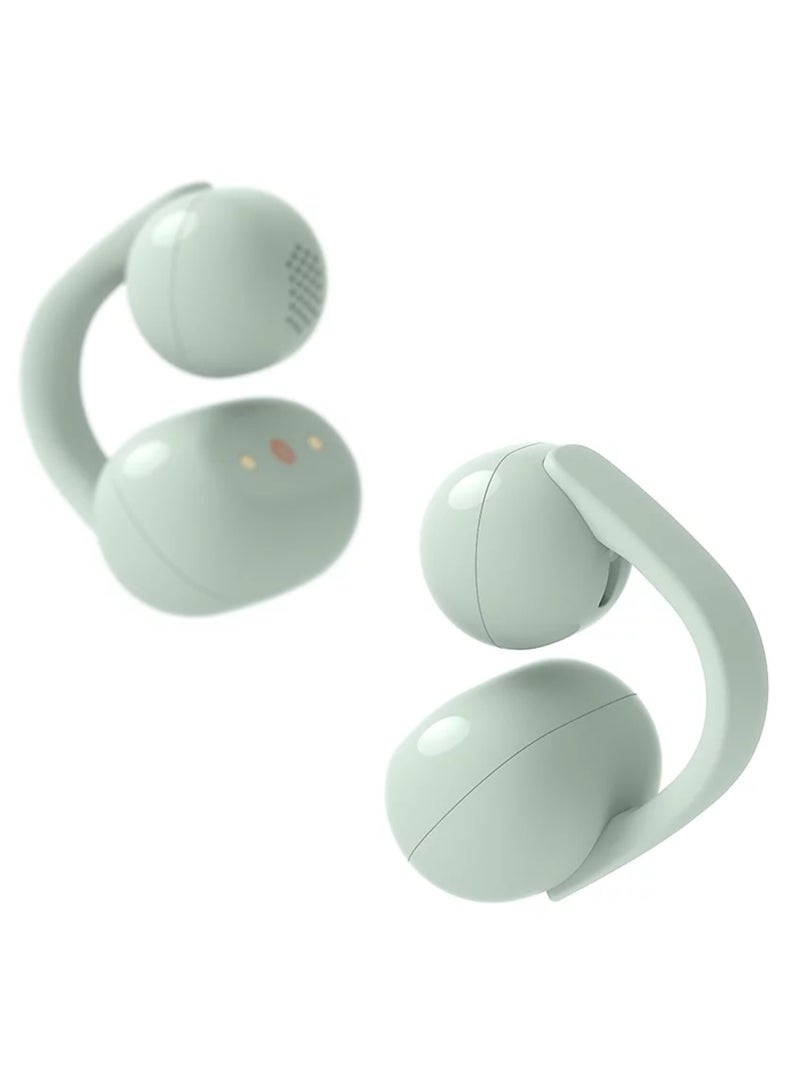 Sony WF-LC900 LinkBuds Clip Wireless Earbuds with Open-Ear Design, Bluetooth 5.3, 37 Hours Battery Life green - Image 2