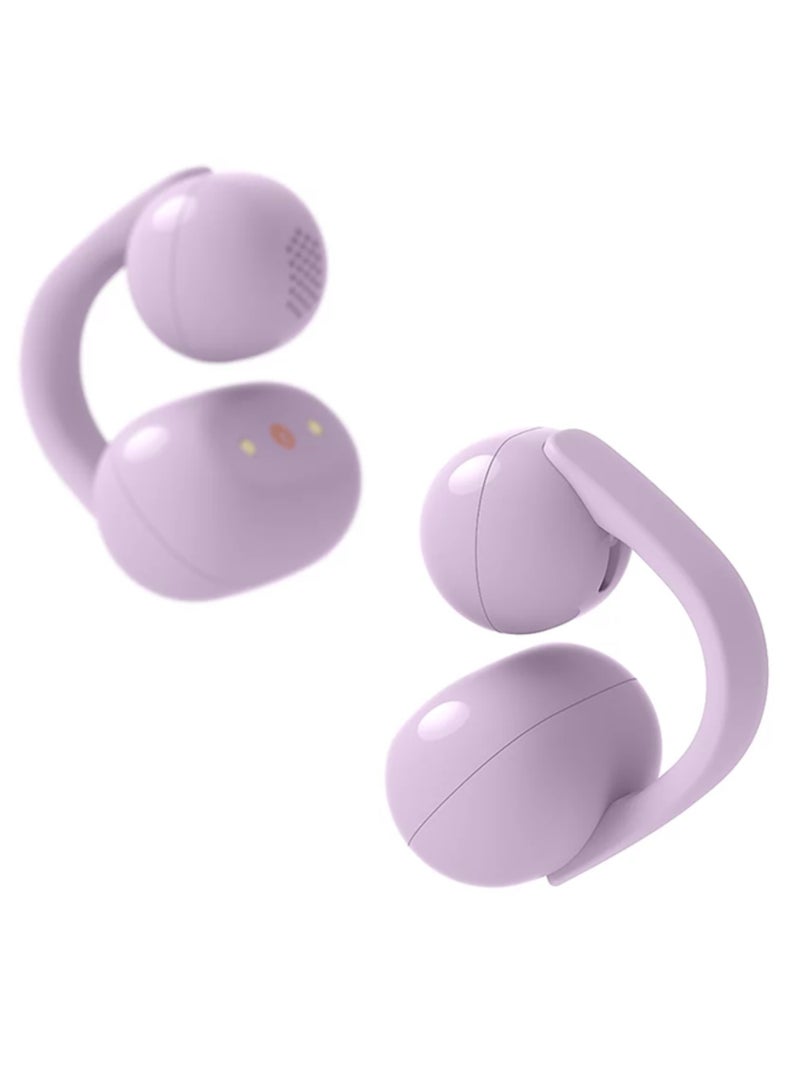 Sony WF-LC900 LinkBuds Clip Wireless Earbuds with Open-Ear Design, Bluetooth 5.3, 37 Hours Battery Life, Violet - Image 2