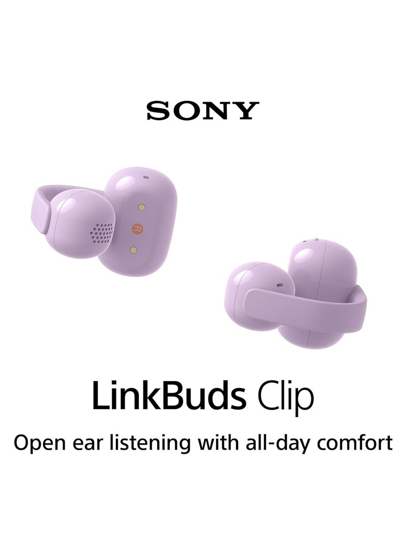 سوني سماعات سوني WF-LC900 LinkBuds Clip اللاسلكية بتصميم مفتوح للأذن، بلوتوث 5.3، عمر بطارية 37 ساعة - Image 2