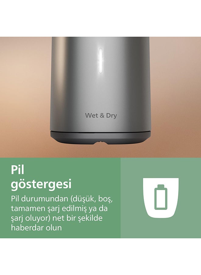 فيليبس مقص شامل MG5942/15 | 13 في 1 للعناية بالوجه والشعر والجسم | شفرات ذاتية الشحذ بدون صيانة | 120 دقيقة بدون سلك | مقاوم للماء بالكامل | شحن USB-A | حقيبة - Image 5