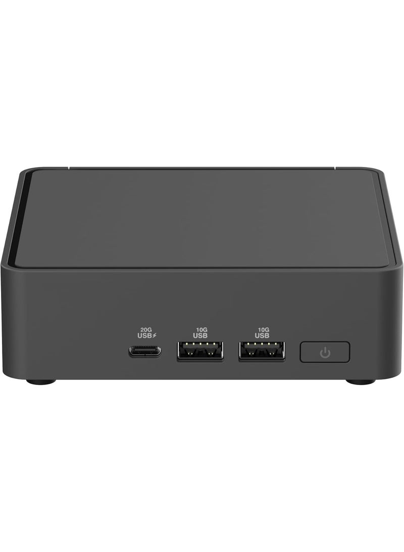 ASUS NUC15CRK NUC 15 Pro Slim Mini PC – Intel Core i5-210H AI-Enabled, Wi-Fi 7, Dual Thunderbolt 4, 4K Quad-Display Support | Barebone (No SSD, RAM, or OS) | 90AR00R2-M000B0 Black - Image 1