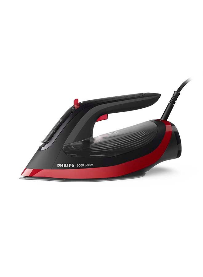 Philips 6000 Series Steam Iron High End Irons 300 ml 2800 W DST6130/46 Black-Red - Image 2