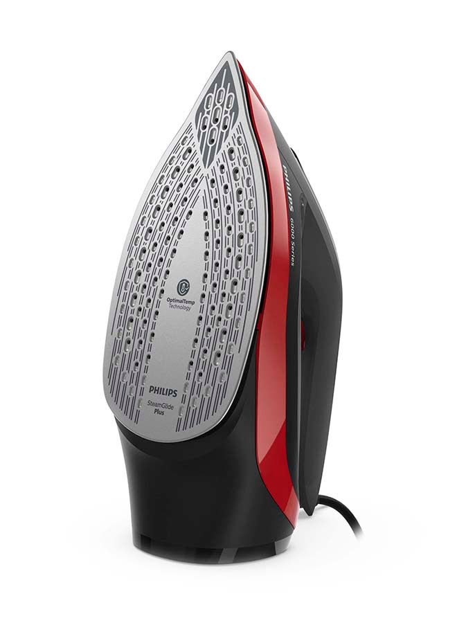 Philips 6000 Series Steam Iron High End Irons 300 ml 2800 W DST6130/46 Black-Red - Image 3