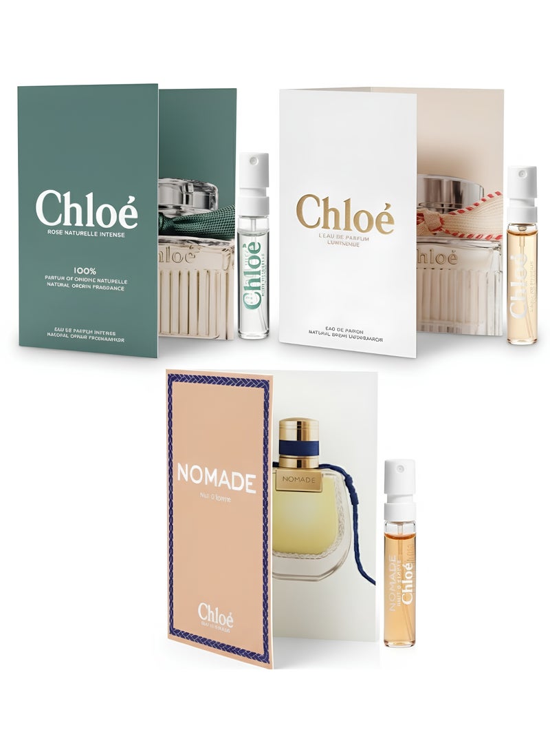 perfume set consisting of 3 pieces, 1.2ml