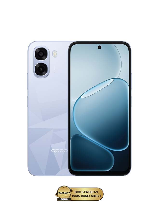 أوبو A6t ثنائي الشريحة 5G كريستال أزرق 6GB RAM 256GB - نسخة الشرق الأوسط - Image 1