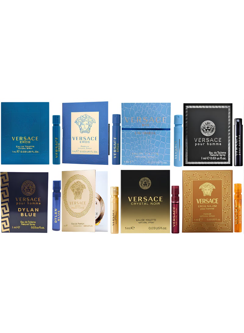 Perfume set consisting of 8 perfumes, 1ml