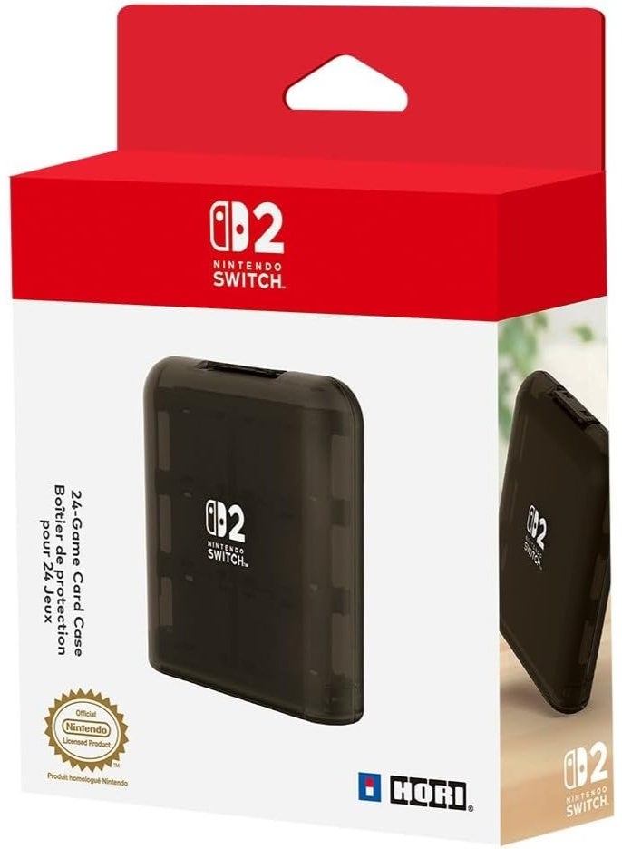 HORI 24-Game Card Case (Black) for Nintendo Switch 2 - Image 1