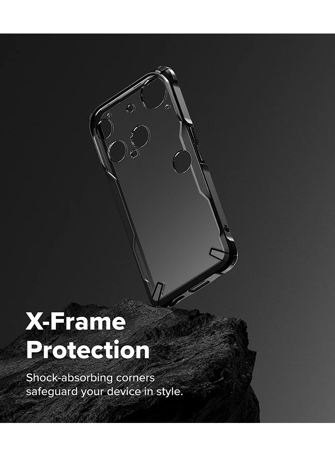 رينجك Fusion-X Case For Nothing Phone (3), Military-Grade Protection, Anti-Scratch Advanced Rugged Heavy Duty Bumper PC + TPU Cover - Camo Black - Image 3