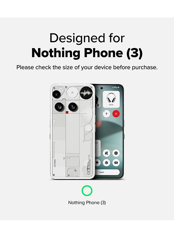 رينجك Easy Slide Tempered Glass, Easy Installation Tool, for Nothing Phone (3) Screen Protector, 9H Hardness Anti-Scratch Protector - 2Pack - Clear - Image 2