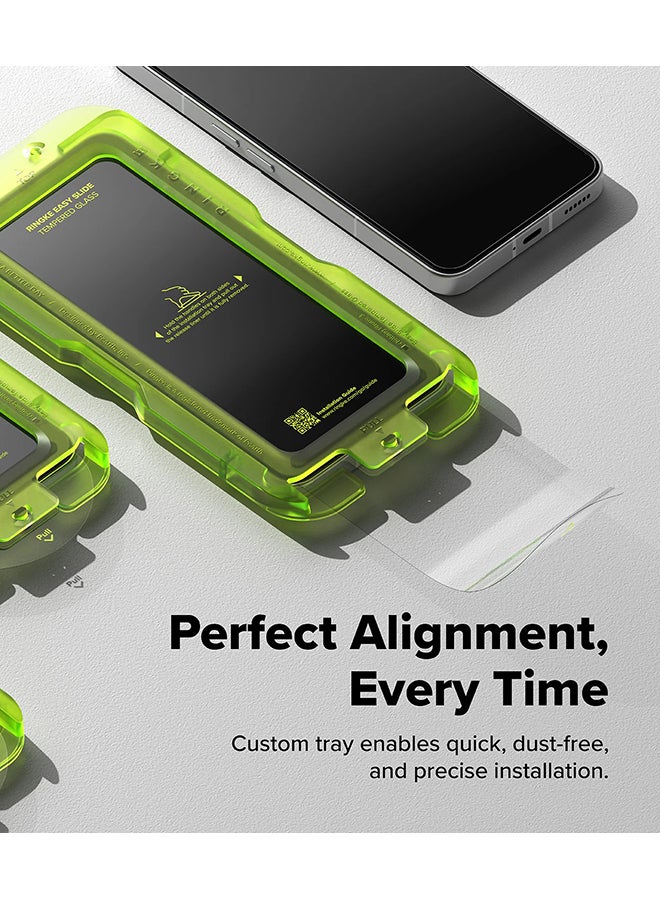 رينجك Easy Slide Tempered Glass, Easy Installation Tool, for Nothing Phone (3) Screen Protector, 9H Hardness Anti-Scratch Protector - 2Pack - Clear - Image 3