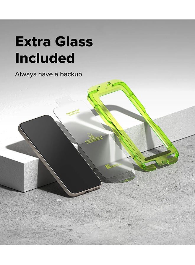 Ringke Easy Slide Tempered Glass, Easy Installation Tool for OnePlus 15 Screen Protector, 9H Hardness Shatterproof Protector- 2 Pack, W Installation Jig - Clear - Image 5