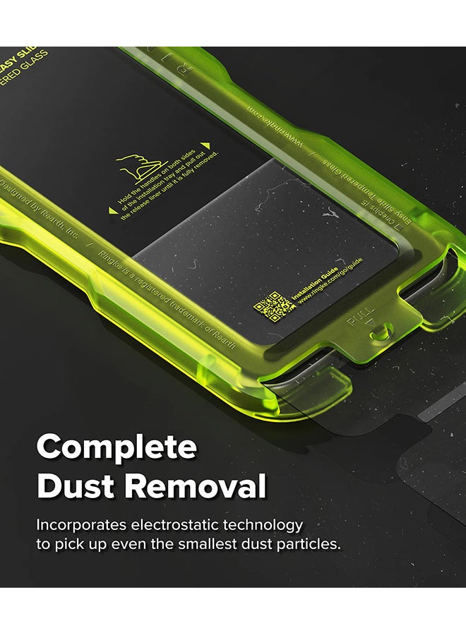 Ringke Easy Slide Tempered Glass, Easy Installation Tool for OnePlus 15 Screen Protector, 9H Hardness Shatterproof Protector- 2 Pack, W Installation Jig - Clear - Image 4