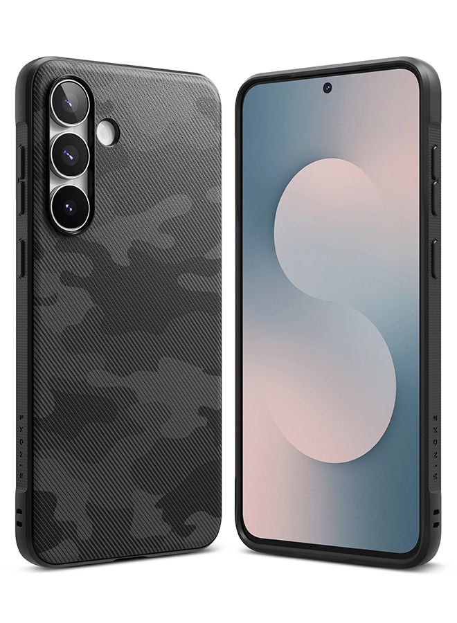 Ringke Onyx For Samsung Galaxy S25FE , Rugged Shockproof Non-Slip TPU Slim Thin Phone Cover for Galaxy S25FE - Camo Black - Image 1
