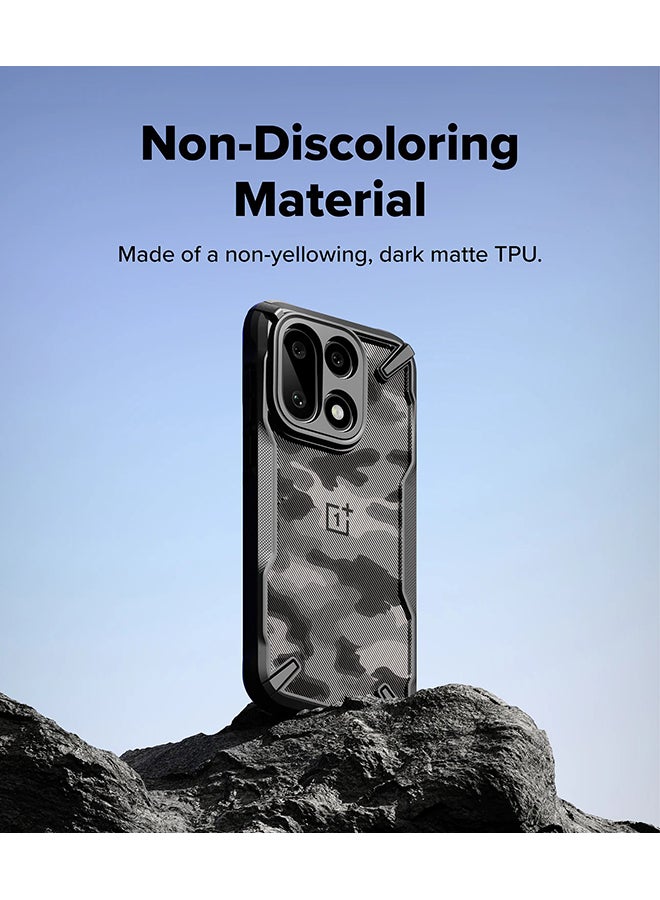 Ringke Fusion-X Case For OnePlus 15, Military-Grade Protection, Anti-Scratch Advanced Rugged Heavy Duty Bumper PC + TPU Cover - Camo Black - Image 4