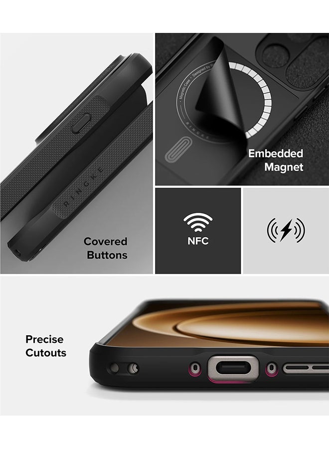 رينجك غطاء هاتف أونيكس مغناطيسي لهاتف OnePlus 15، قبضة محسّنة، مرن، TPU مقاوم للصدمات، حماية من السقوط بفضل حواف TPU المتينة - - Image 5