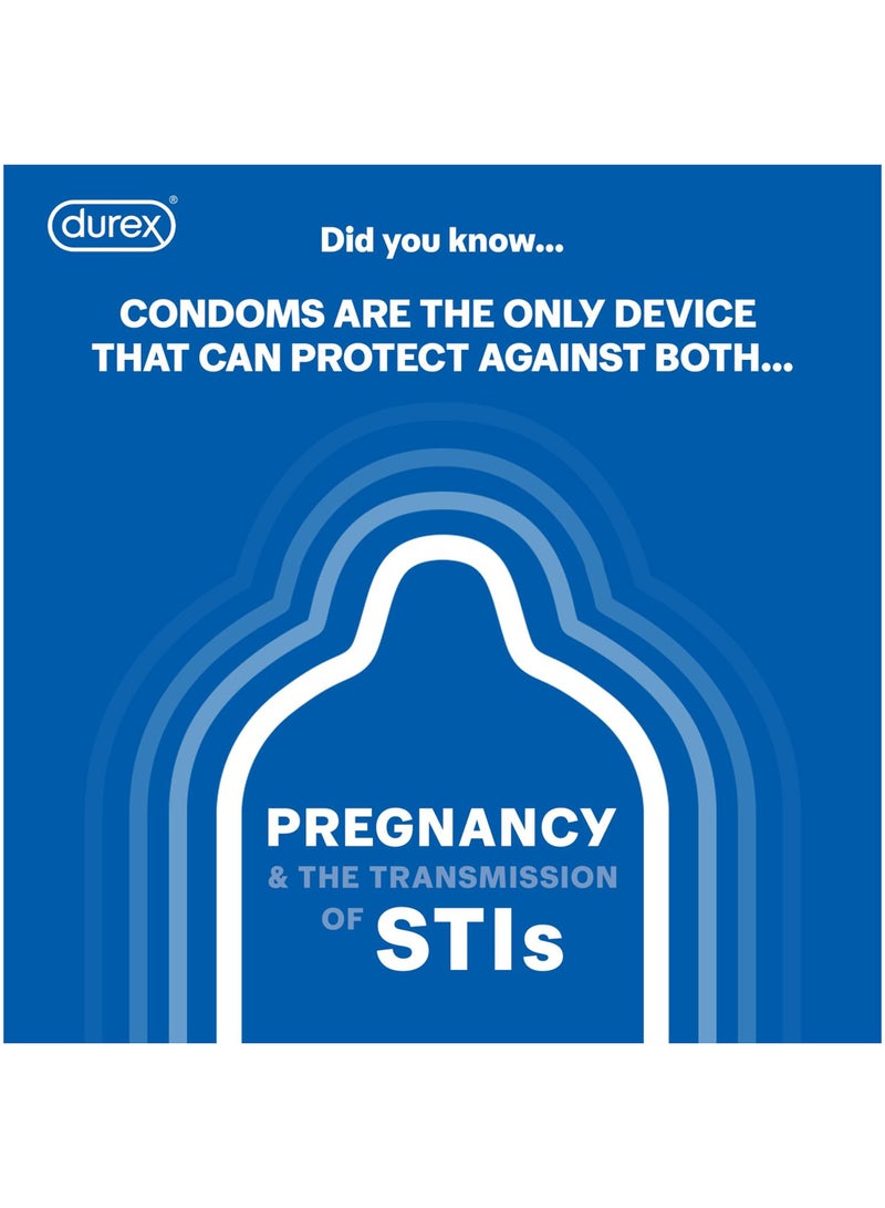 Durex Pack Of 2 durex Invisible Extra Thin Lubricated Condoms For Men 3 Pieces - Image 4