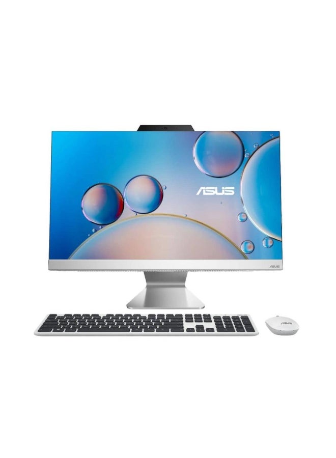 ASUS All-in-One Desktop – 13th Gen / Intel Core i7-1355U / 23.8inch FHD Touch Screen / 1TB SSD / 16GB RAM / Shared Intel Graphics / Windows 11 Home / White  [A3402WVAT-I7161TBW1W] White - Image 1
