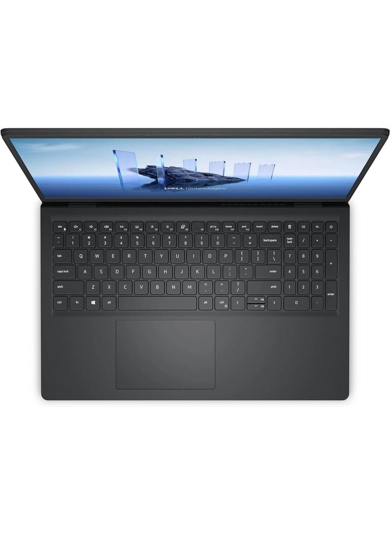 ديل لابتوب ديل 15 DC15250، شاشة تعمل باللمس FHD مقاس 15.6"، معالج إنتل كور i5-1334U، 16 جيجابايت RAM، 1 تيرابايت SSD، رسومات إنتل UHD، لوحة مفاتيح إنجليزية، ويندوز 11، أسود كربوني - Image 2