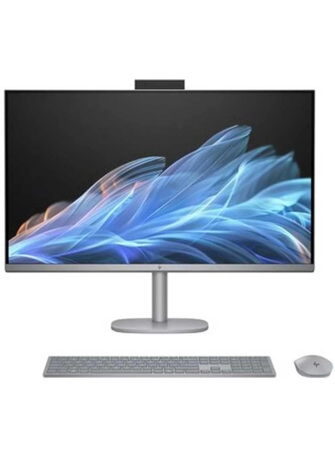 HP OmniStudio X All-in-One Desktop (2024) – 1st Seires / Intel Core Ultra 7-155H / 31.5inch 4K UHD / 1TB SSD / 32GB RAM / 6GB NVIDIA Geforce RTX 4050 Graphics / Win11 Home /  Meteor Silver – [32-C0000NE] Silver - Image 1