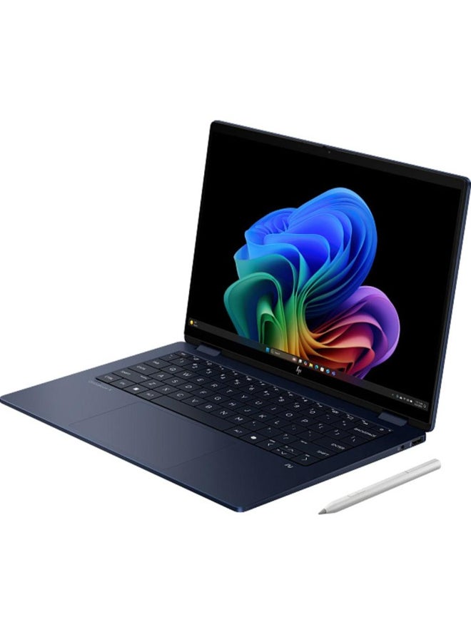 HP OmniBook X 2-in-1 Convertible (2025) Laptop – 2nd Series / Intel Core Ultra 7-256V / 14inch 3K / 1TB SSD / 16GB RAM / 8GB Intel Arc 140V GPU Graphics / Windows 11 Home Atmospheric Blue – [14-FM0008NE] Atmospheric Blue - Image 4