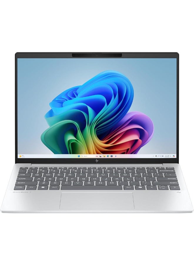 HP OmniBook 7 Aero (2025) Laptop – AMD Ryzen AI 5-340 / 13.3inch 2K / 512GB SSD / 16GB RAM / Shared AMD Radeon 840M Graphics / Windows 11 Home / Glacier Silver Glacier Silver - Image 1
