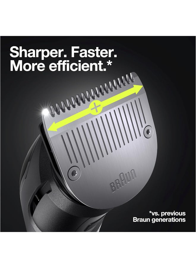 BRAUN All-in-one Trimmer 7 MGK7331, 10-in-1 Beard Trimmer For Men, Hair Clipper, For Face, Hair, Body - Black - Image 4