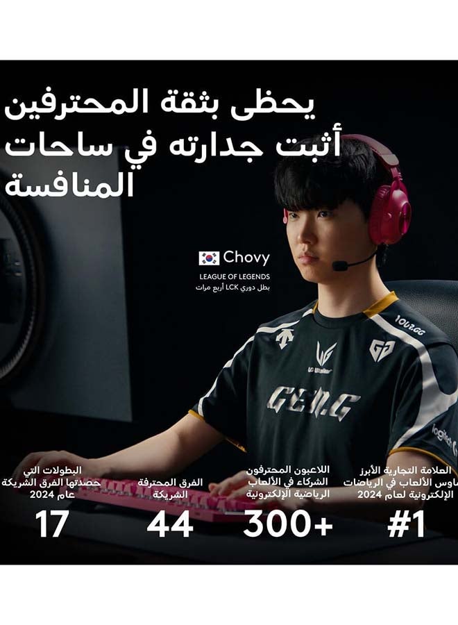 لوجيتيك ماوس الألعاب اللاسلكي Logitech G PRO 2 LIGHTSPEED، ماوس لليد اليمنى أو اليسرى مع ما يصل إلى 4 أزرار جانبية مغناطيسية قابلة للتخصيص والتبديل، مستشعر 44K DPI، شحن USB-C، للكمبيوتر الشخصي / ماك - أسود - Image 3