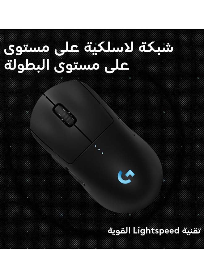 لوجيتيك ماوس الألعاب اللاسلكي Logitech G PRO 2 LIGHTSPEED، ماوس لليد اليمنى أو اليسرى مع ما يصل إلى 4 أزرار جانبية مغناطيسية قابلة للتخصيص والتبديل، مستشعر 44K DPI، شحن USB-C، للكمبيوتر الشخصي / ماك - أسود - Image 5