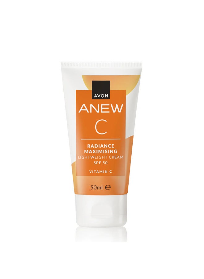 Anew Radiance Maximising Vitamin C Lightweight Cream SPF 50 - 50mlml