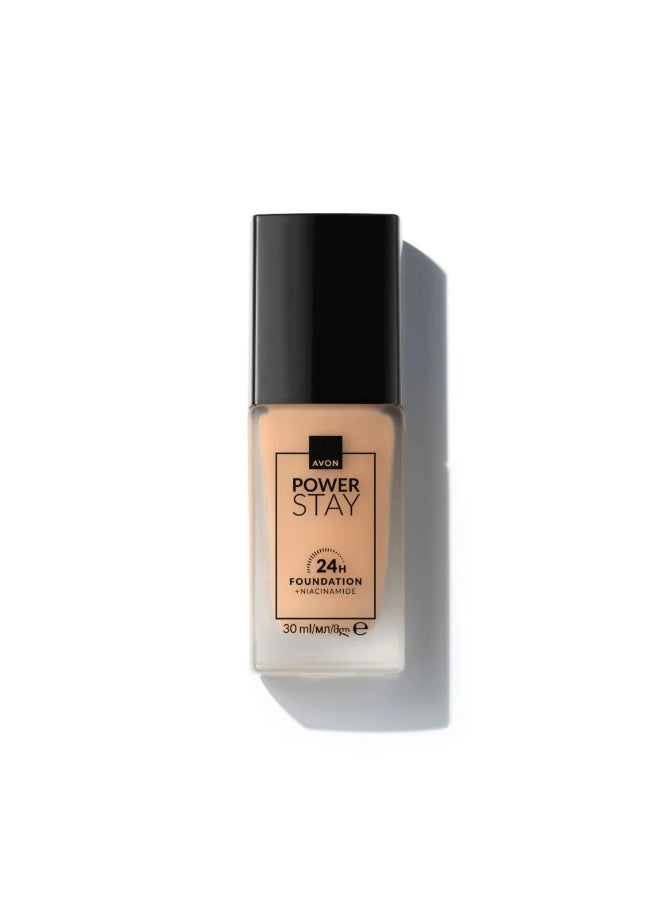 آفون Power Stay 24 Hour Longwear Foundation SPF10 - 30ml Warm Ivory - Image 1