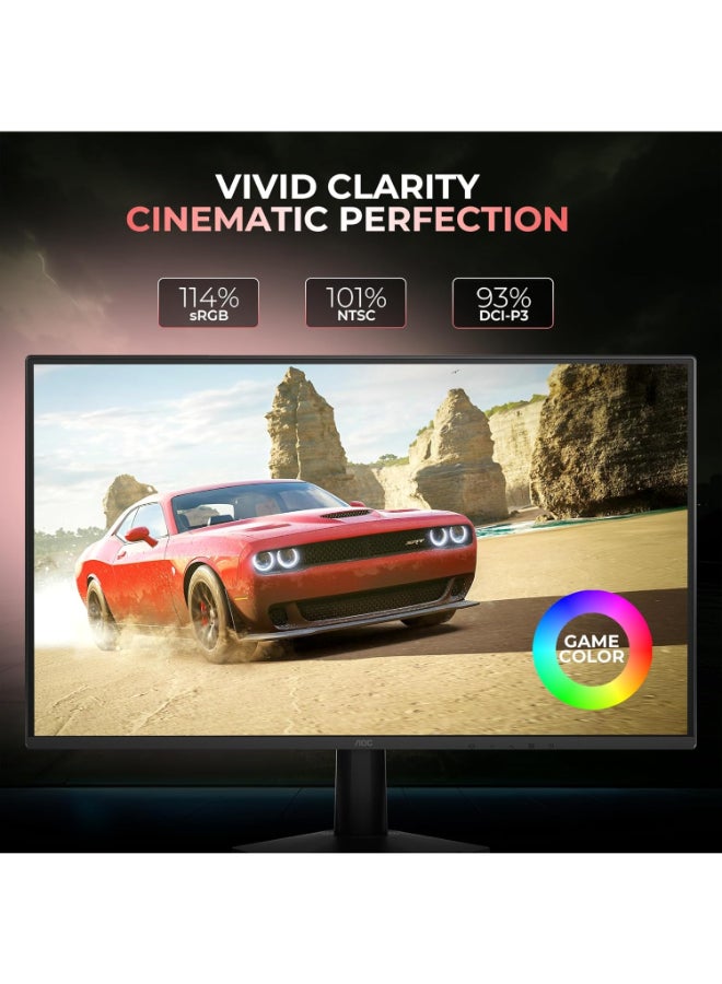 اي او سي شاشة الألعاب 27G50Z مقاس 27 بوصة بدقة Full HD 1920×1080، نوع لوحة IPS، معدل تحديث 260Hz، زمن استجابة 0.3ms، قاعدة مائلة [27G50Z] - Image 3