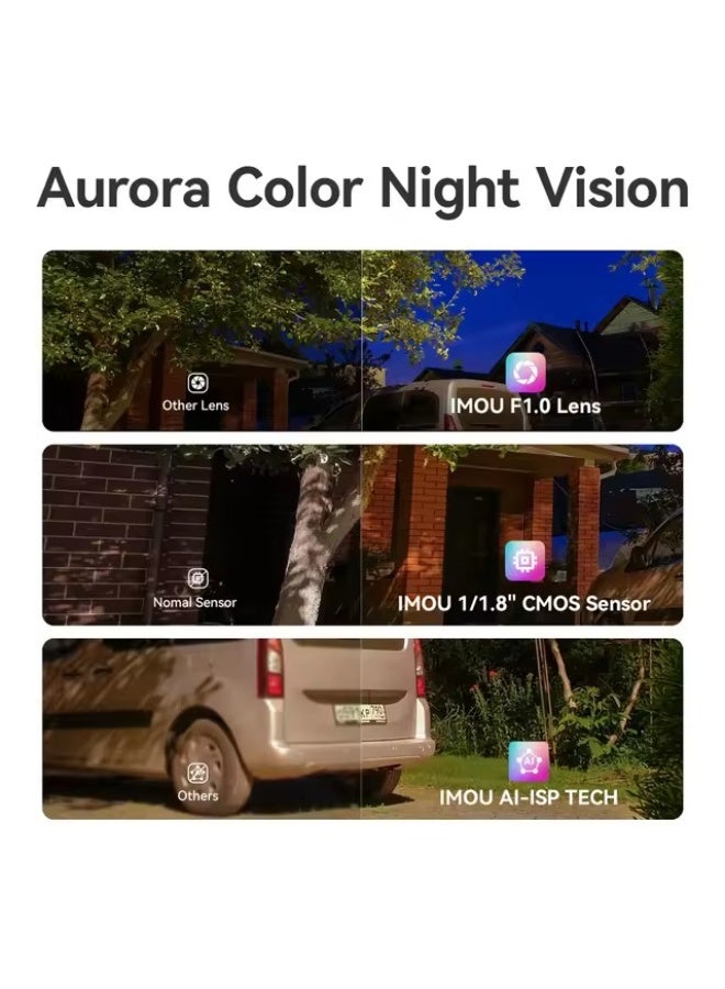 IMOU Titan Pro 6MP PTZ Security Camera – 3K+ Ultra HD, 340° Pan & 90° Tilt, 8× Digital Zoom, Full-Color Night Vision 30m, AI Human & Vehicle Detection, Smart Tracking, Wi-Fi 6 & PoE, Two-Way Audio, Siren & Flash Light, MicroSD Upto 512GB | IPC-U7LP-6V0NE - Image 4