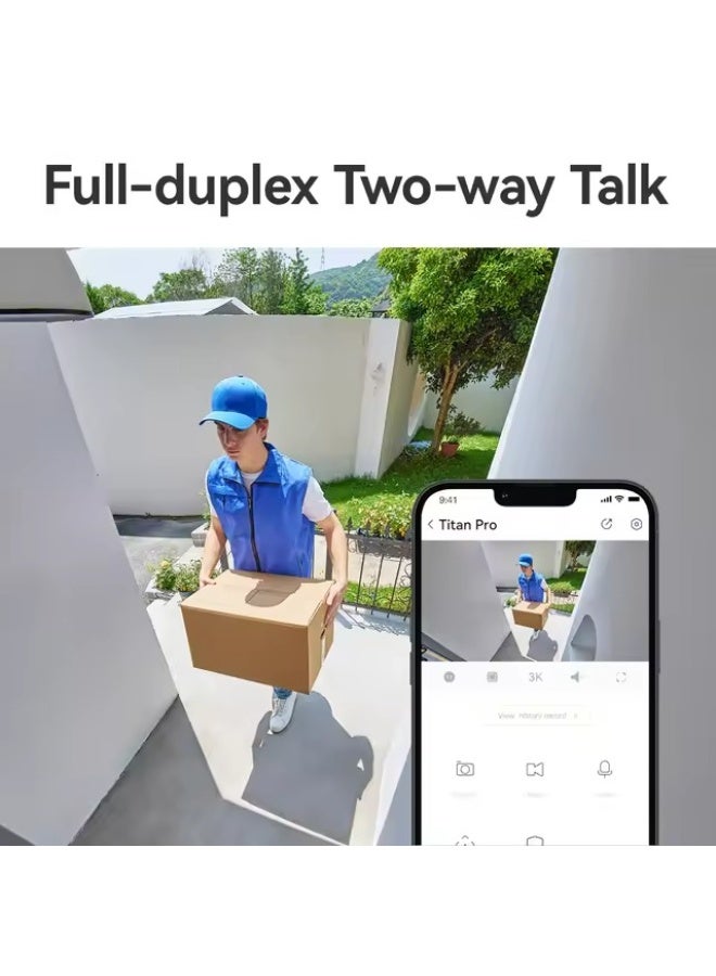 IMOU Titan Pro 6MP PTZ Security Camera – 3K+ Ultra HD, 340° Pan & 90° Tilt, 8× Digital Zoom, Full-Color Night Vision 30m, AI Human & Vehicle Detection, Smart Tracking, Wi-Fi 6 & PoE, Two-Way Audio, Siren & Flash Light, MicroSD Upto 512GB | IPC-U7LP-6V0NE - Image 5