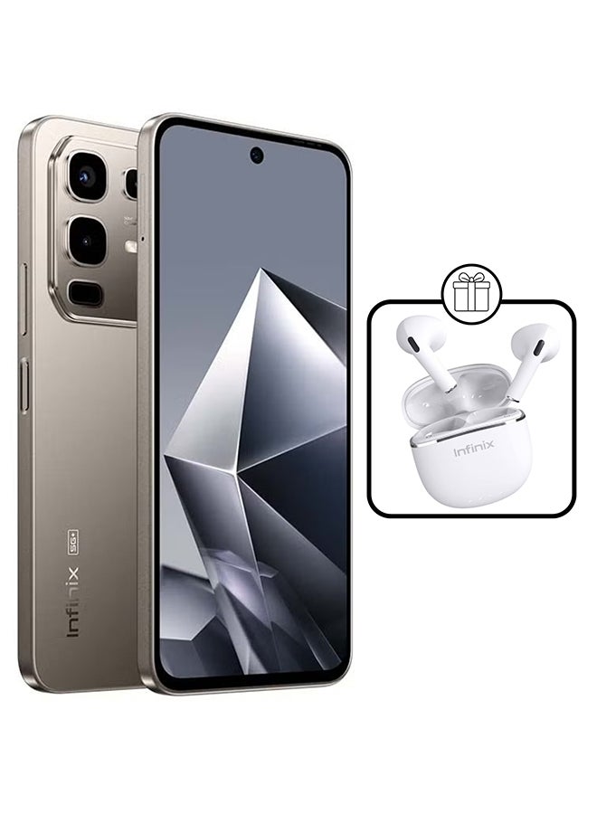 إنفينيكس Note 50X Dual SIM Titanium Grey 8+8GB RAM 256GB 5G+ With XE23 Earphone - Middle East Version - Image 2