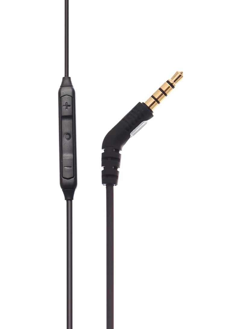 M10 Wired In-Ear Headset With Mic/Remote Black