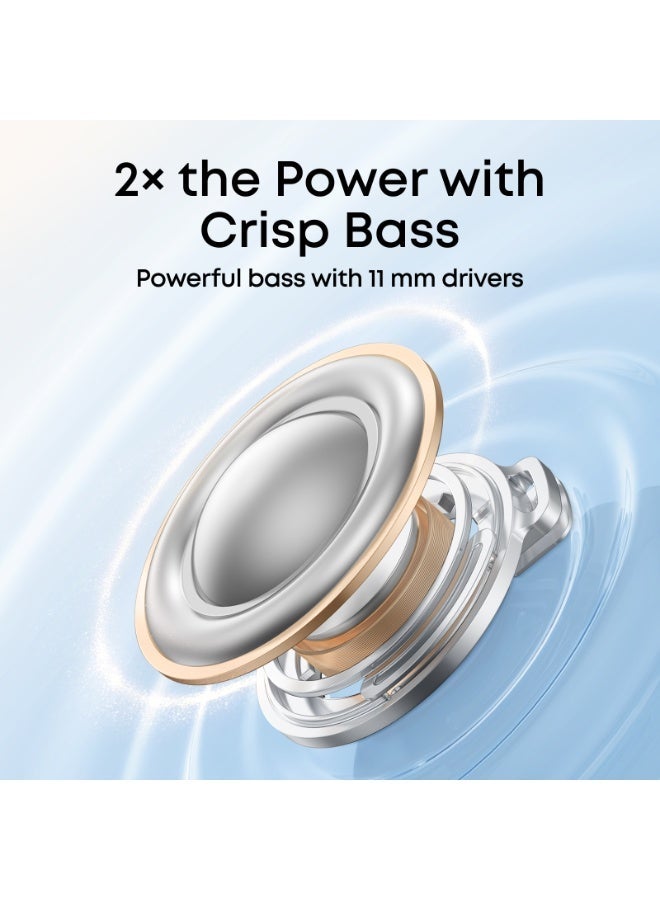 Soundcore R60i NC, 6-Mics, Real-Time (ANC) Adaptive Noise Cancelling, Hi-Res Sound, Wireless Bluetooth Earbuds, Translation Earbuds, 50H Playtime Black - Image 4