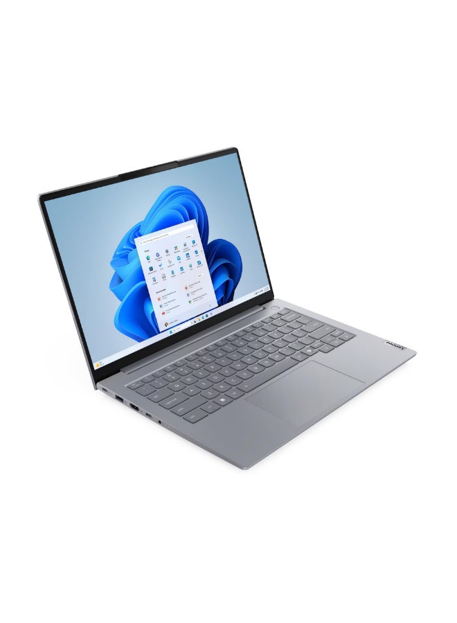 لينوفو لابتوب ThinkBook بشاشة WUXGA مقاس 14 بوصة (1920×1200)، معالج Core Ultra 7-255H، ذاكرة وصول عشوائي DDR5 سعة 32 جيجابايت، قرص صلب SSD سعة 1 تيرابايت، نظام تشغيل Windows 11 Pro، معالج رسومات Intel Arc Graphics، يدعم اللغتين الإنجليزية والعربية، لون رمادي قطبي الإنجليزية/العربية - Image 3