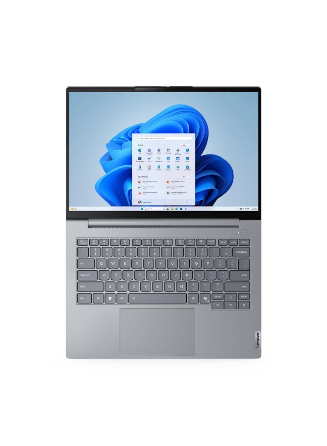 لينوفو لابتوب ThinkBook بشاشة WUXGA مقاس 14 بوصة (1920×1200)، معالج Core Ultra 7-255H، ذاكرة وصول عشوائي DDR5 سعة 32 جيجابايت، قرص صلب SSD سعة 1 تيرابايت، نظام تشغيل Windows 11 Pro، معالج رسومات Intel Arc Graphics، يدعم اللغتين الإنجليزية والعربية، لون رمادي قطبي الإنجليزية/العربية - Image 4