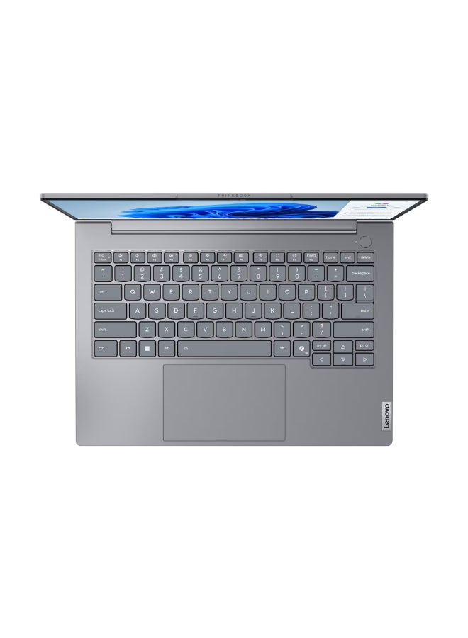 لينوفو لابتوب ThinkBook بشاشة WUXGA مقاس 14 بوصة (1920×1200)، معالج Core Ultra 7-255H، ذاكرة وصول عشوائي DDR5 سعة 32 جيجابايت، قرص صلب SSD سعة 1 تيرابايت، نظام تشغيل Windows 11 Pro، معالج رسومات Intel Arc Graphics، يدعم اللغتين الإنجليزية والعربية، لون رمادي قطبي الإنجليزية/العربية - Image 5