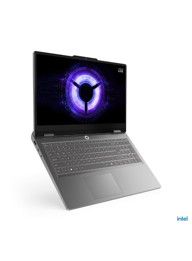 لينوفو لابتوب ألعاب LOQ بشاشة 15.6 بوصة عالية الدقة بالكامل (1920×1080)، معالج Intel Core i7-13700HX، ذاكرة وصول عشوائي 32 جيجابايت DDR5، قرص صلب SSD بسعة 1 تيرابايت، بطاقة رسومات Nvidia GeForce RTX 5060 بسعة 8 جيجابايت، نظام تشغيل Windows 11 Home، يدعم اللغتين الإنجليزية والعربية، لون رمادي قمري الإنجليزية/العربية - Image 5