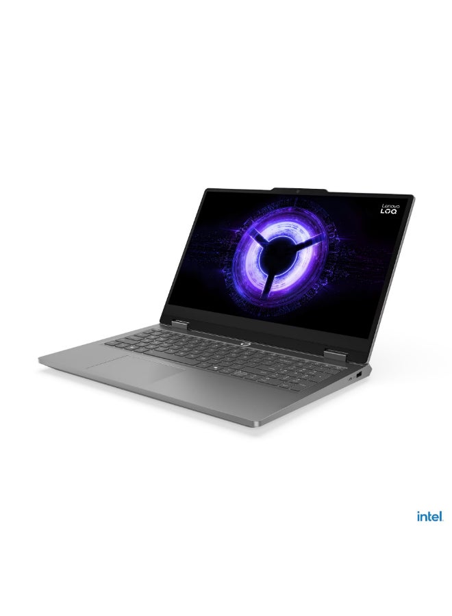 لينوفو لابتوب ألعاب LOQ بشاشة 15.6 بوصة عالية الدقة بالكامل (1920×1080)، معالج Intel Core i7-13700HX، ذاكرة وصول عشوائي 32 جيجابايت DDR5، قرص صلب SSD بسعة 1 تيرابايت، بطاقة رسومات Nvidia GeForce RTX 5060 بسعة 8 جيجابايت، نظام تشغيل Windows 11 Home، يدعم اللغتين الإنجليزية والعربية، لون رمادي قمري الإنجليزية/العربية - Image 3