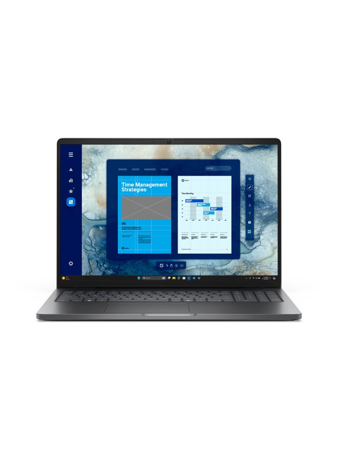 Pro 16 Laptop With 16 Inch Full HD (1920x1080) Display, Intel Core Ultra 7 255U vPro Processor/16GB RAM DDR5/512GB SSD/Windows 11 Pro/ English/Arabic Silver