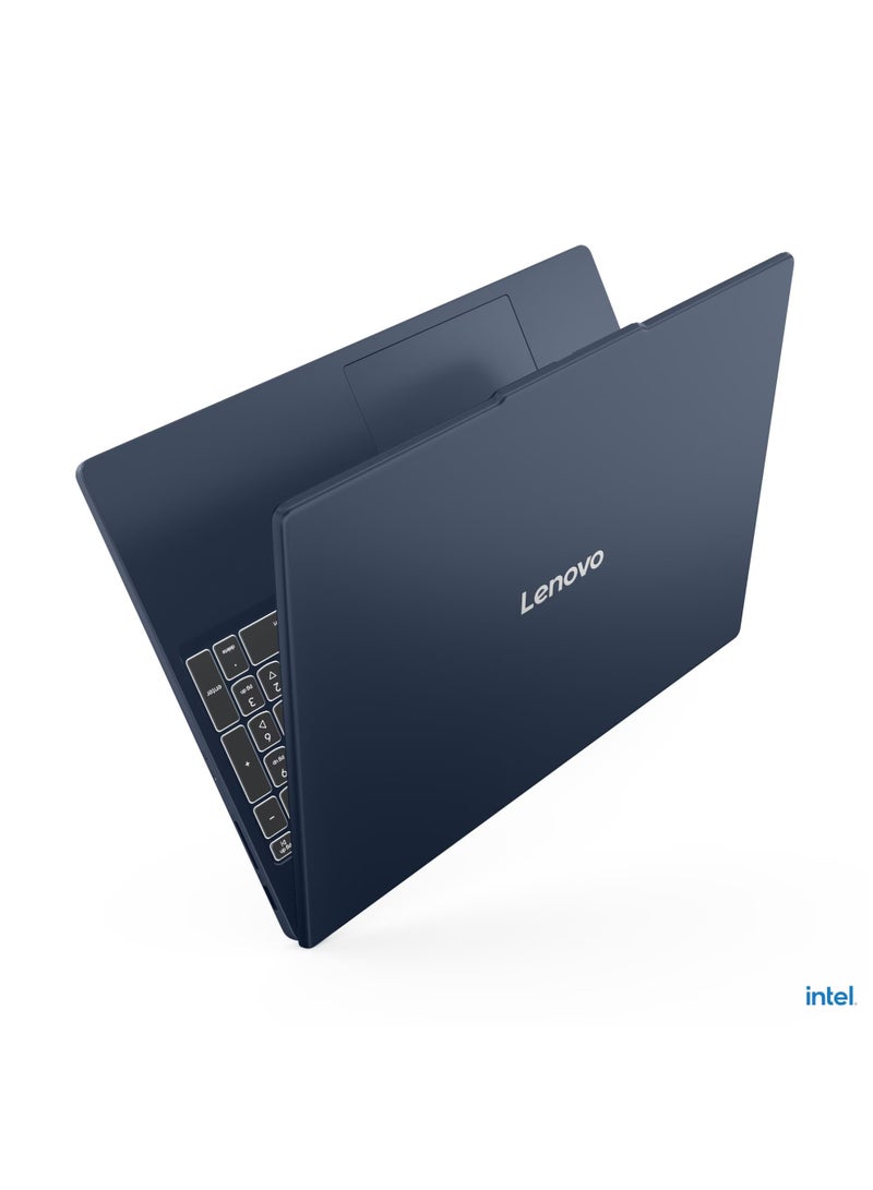 لينوفو LAPTOP Lenovo Ideapad Slim 3 15IRH10 Laptop Intel Core i7 13620H RAM 16GB DDR5 4800 HDD 512GB SSD M2 NVME Intel UHD Graphics 15.3” WUXGA Blue + Bag Mouse -2 YEAR WARRENTY 83K100QRED English/Arabic Cosmic Blue - Image 3