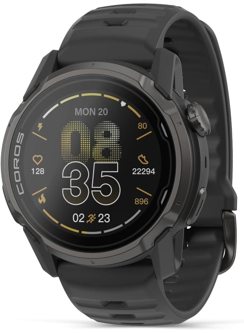 COROS 320 mAh APEX 4 (42mm) Watch 1.2" MIP Touchscreen, Global maps with Turn-by-Turn Navigation, 34 Days Battery Life, Voice Pins, and Hands-Free Calls, for Running, Skiing, and Climbing - Black - Image 1