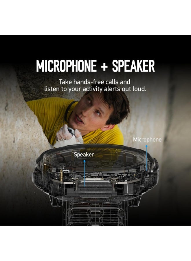 COROS 320 mAh APEX 4 (42mm) Watch 1.2" MIP Touchscreen, Global maps with Turn-by-Turn Navigation, 34 Days Battery Life, Voice Pins, and Hands-Free Calls, for Running, Skiing, and Climbing - Black - Image 4