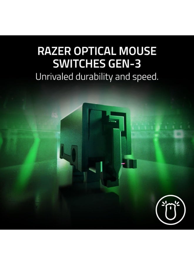 ريزر ماوس الألعاب اللاسلكي Razer Viper V3 Pro SE: 54 جرام خفيف الوزن، 1K وحدة استشعار، 35K DPI مستشعر بصري، مفاتيح بصرية من الجيل الثالث، شكل متماثل، 8 عناصر تحكم قابلة للبرمجة، بطارية 95 ساعة - أسود - Image 5