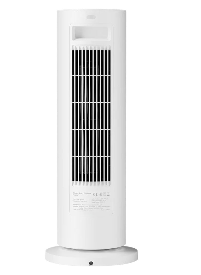 Xiaomi Smart Graphene Space Heater,3 Second Rapid Heating,70 Degree Wide Oscillation,Smart APP Control,Multiple Airflow Modes-Global version White 2000 W LSNFJ04ZMEU white - Image 2
